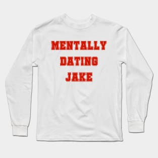 Mentally dating Enhypen Jake | Morcaworks Long Sleeve T-Shirt